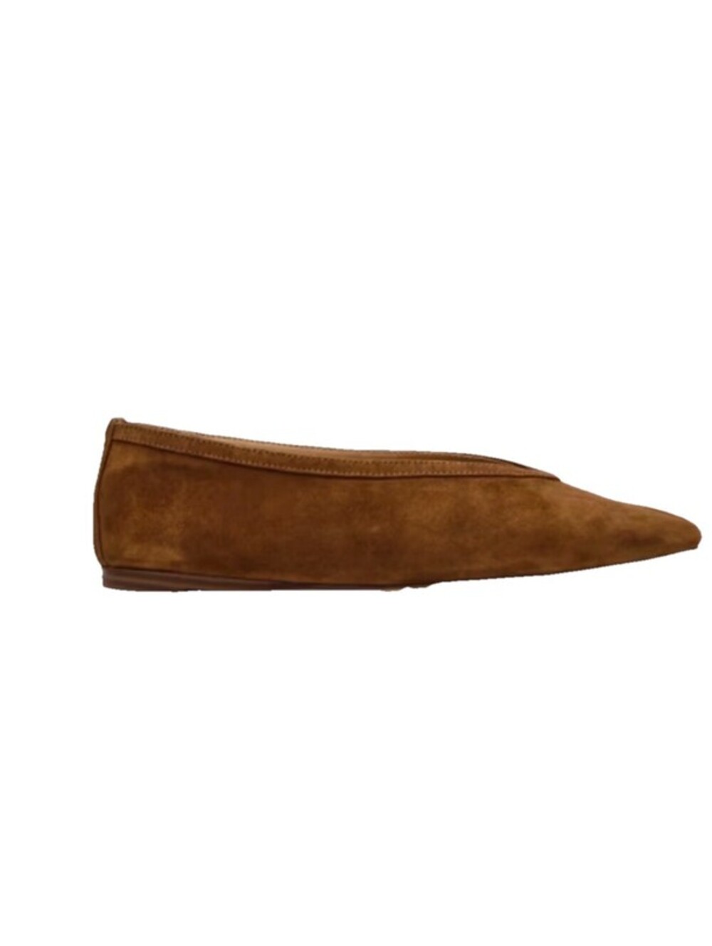 NIB Steve Madden Women's Size 6 Leni Snip-Toe Flats Chestnut Free Shipping - Picture 3 of 5